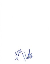 Ike Barinholtz Signed Autograph Hand Drawn Sketch Suicide Squad COA VD