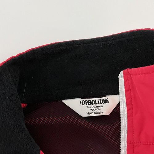 Pearl Izumi Full Zip Lined Cycling Jacket Women's M Red - Picture 3 of 8