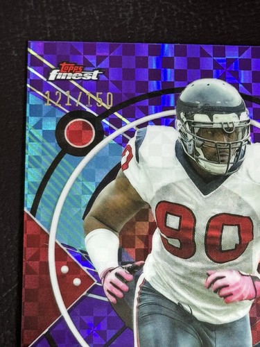 Mario Williams 2023 Topps Finest Purple Checkerboard Refractor /150 #193 - 第 2/3 張圖片