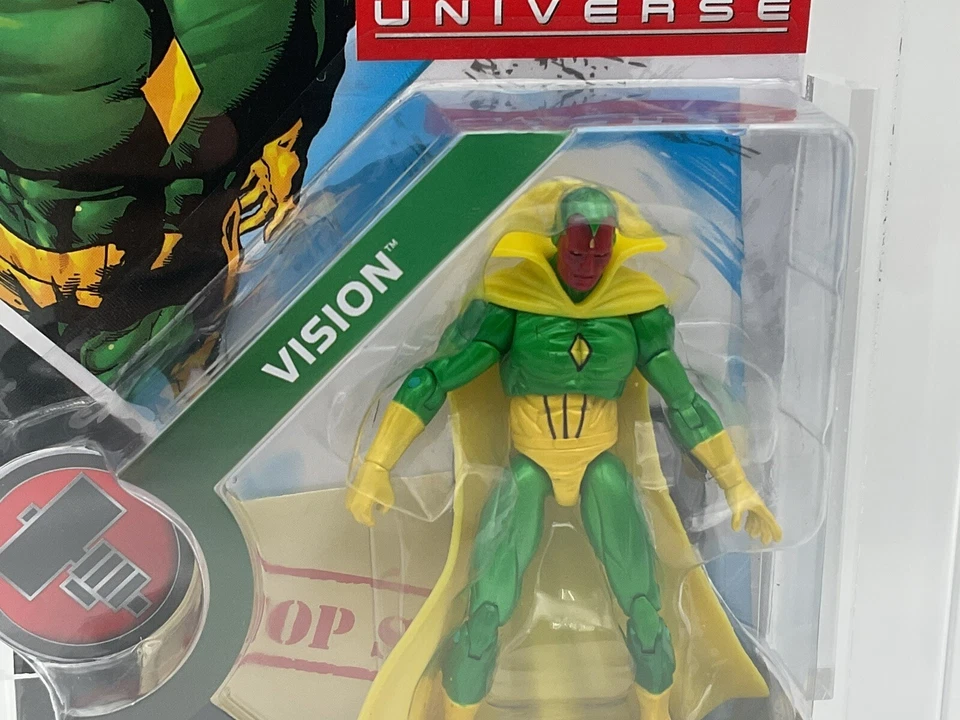 Figura de acción Marvel Universe 3,75 Vision 2009 AFA 8,5 Nm+ Foto 2 de 4