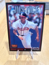 David Justice Dave 1993 Donruss Triple Play #249! 2 Card Min! Read Disc!