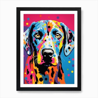 English Pointer Pop Art Art Print Framed Wall Art Poster Canvas Print Picture