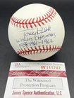 Tony Kubek World Series  1958-1961-1962 Signed Official Major League Baseball