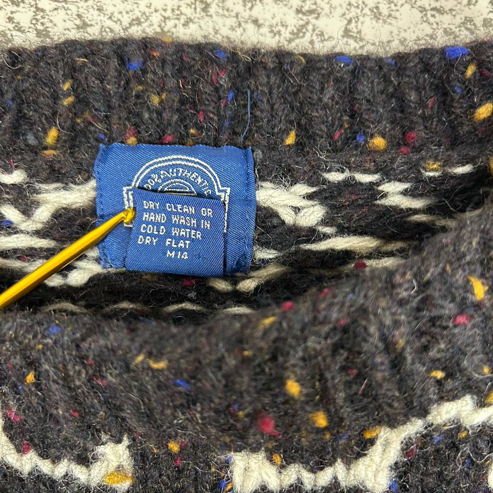 VTG Gap Wool Eagle Pattern Knit Sweater Adult S P… - image 10