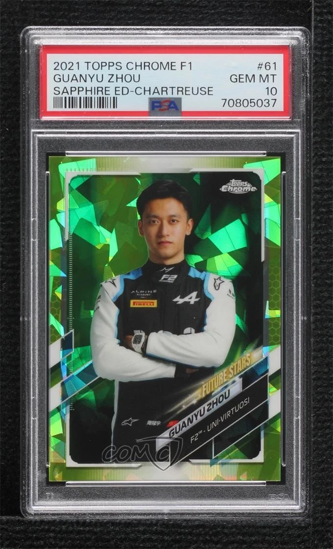 Zhou Guanyu Trading Cards for sale | eBay