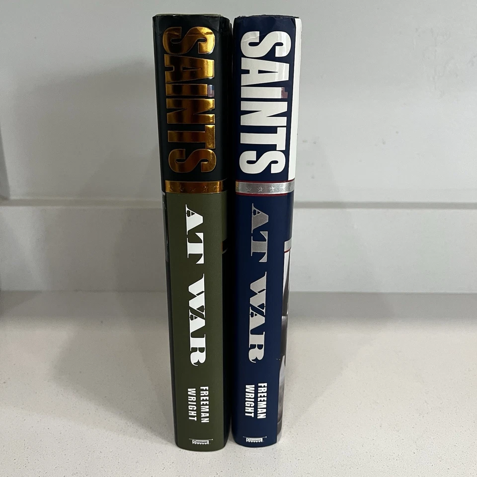 Saints at War (WWII, Korea & VietNam) Lot Of 2 Robert C. Freeman Hardcover GOOD Foto 2 de 4