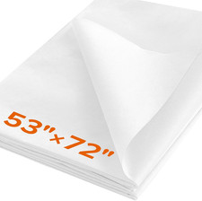 Light Weight 53" 72" White Iron on Non-Woven Fusible Interfacing, Single-Sided P