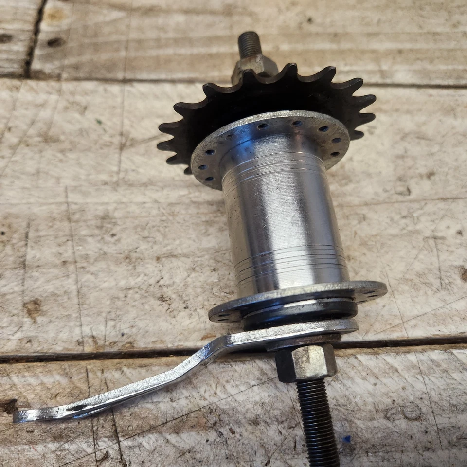 1970s Old School BMX Bike Shimano D-Type Coaster Brake Rear Hub 28 H Mongoose - Image 3 of 4