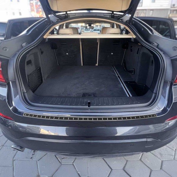 Ladekantenschutz StoßStange FüR Bmw X4 F26 2014-2018 Edelstahl Carbon Foliert-image