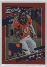 2021 Panini Donruss Optic Donruss Threads Red Prizm Jerry Jeudy #TH-9 ly4