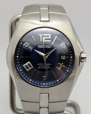 Seiko Arctura 5J32 Auto Relay Sunburst Blue Dial Sapphire | New Capacitor