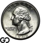 1946-S Washington Quarter, Superb Gem BU++