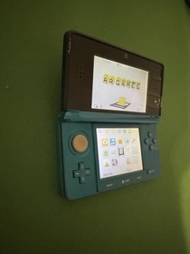 Nintendo 3DS Handheld Game Console Aqua Blue CTR-001 Tested
