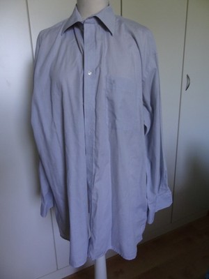 Herrenhemd mit Knopfleiste, Marke: Eterna, Gr. 45, bügelfrei, hellgrau