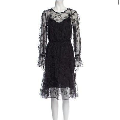 NWT Be Blumarine Dress Black Size 40 Retail $425