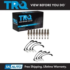 TRQ Ignition Kit Spark Plug & Wire Set For Chevrolet  GMC Truck V8 8.1L