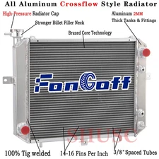 3-Row Aluminum Radiator For Komatsu Allis Kalmar Forklift 3EB04A5111, 8761212