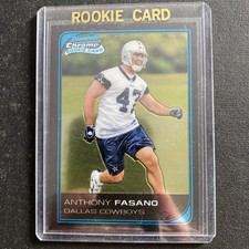 2006 BOWMAN CHROME ANTHONY FASANO DALLAS COWBOYS ROOKIE CARD #238. rookie card picture
