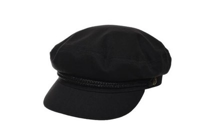 Balke Fisherman Style Heringbone schwarz Stil Elbsegler Kapitäns Mütze Segler Ka