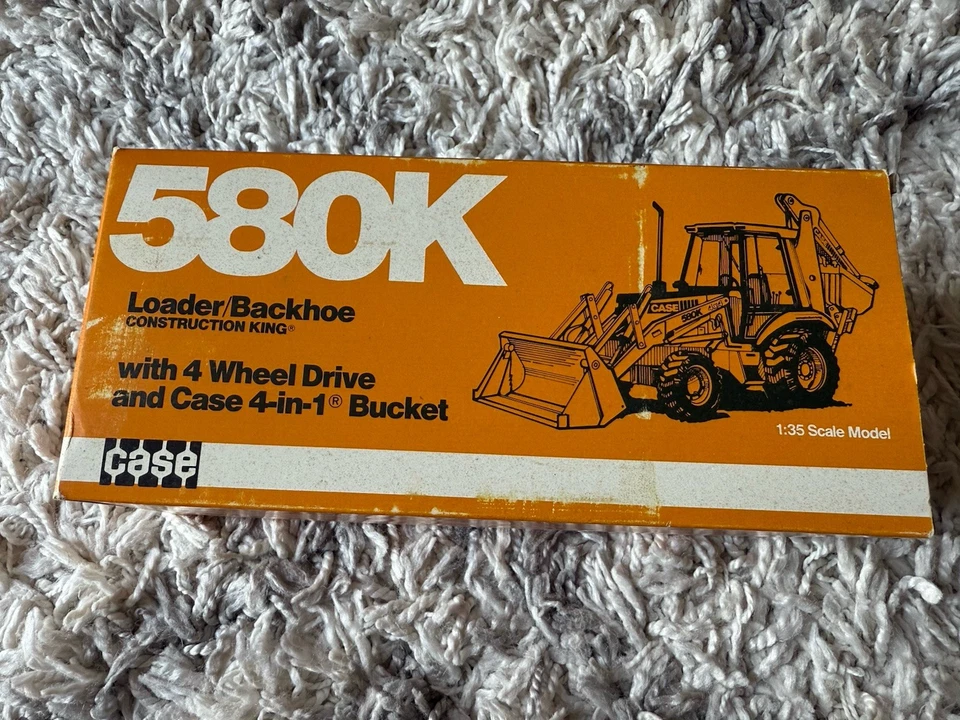 Rare! 1:35 Scale Case 580K Backhoe Loader - CONEXPO 87 - Image 3 of 3