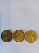 Lot Of 3- Chuck E. Cheese Pizza Time Theatre Coin Game Tokens 1981- 1982- 1983