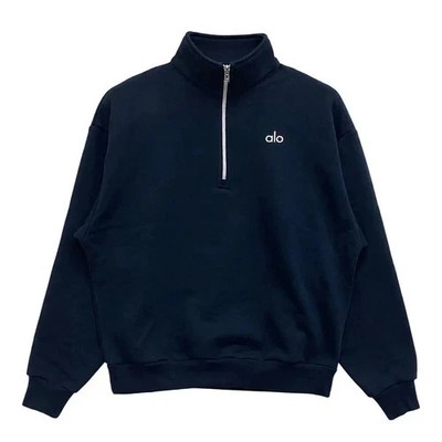 Alo NAVY Accolade 1/4 Quarter Zip Pullover XS-XL BRAND NEW, 100% AUTHENTIC 