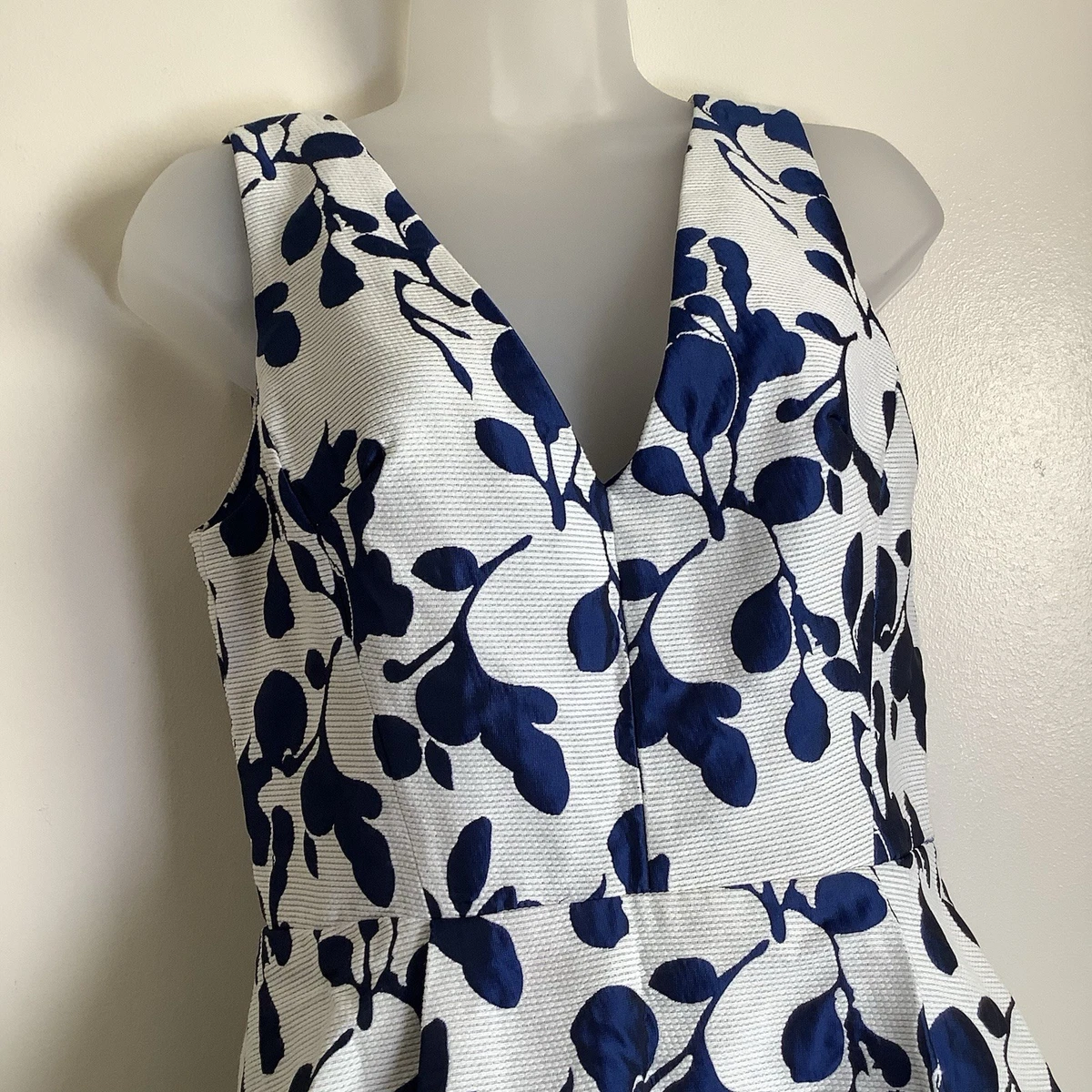 Sleeveless Dresses Betsey Johnson Blue Floral Dress Vintage Betsey Johnson
