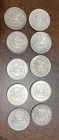 Morgan Silver Dollars lot of 10 - 1878 - 1889 - AU - XF - VF - F - VG