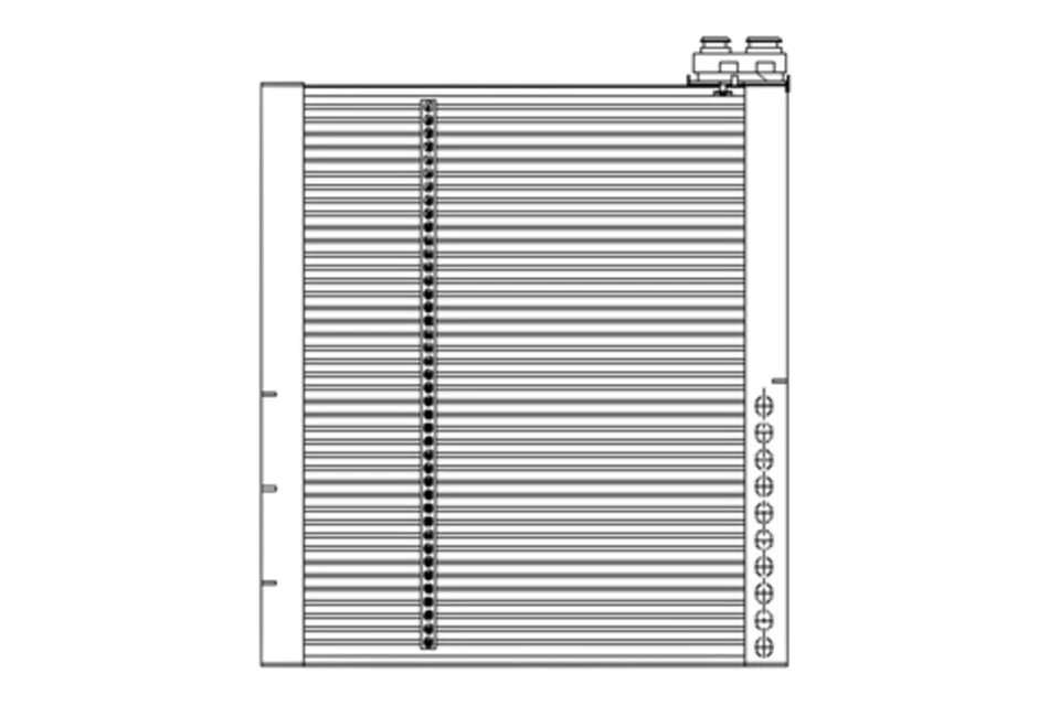 For Toyota Land Cruiser 2008-2021 TYC 97265 A/C Evaporator Core - Image 2 of 2