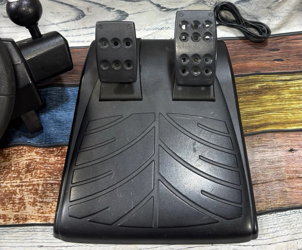 Sony PlayStation 2 & 3 Logitech Driving Force Pro Force Lenkrad 🏁 - Bild 4 von 4