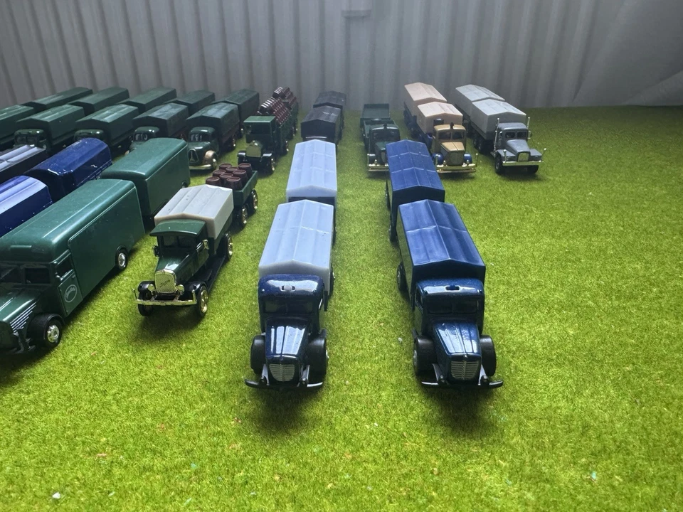 17 STK 1:78-1:72 Oldtimer LKW DDR Modell Tandem Diecast Modellautos - Bild 3 von 4