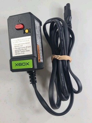 Original Microsoft OEM Xbox Protection Power Cord AC Adapter Cable X800563-100