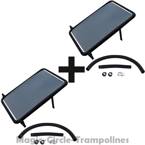 2x Calefacción Solar Panel Solar para Piscina Solar Piscina Calefacción Panel Solar 105x73 cm