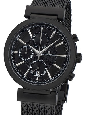 Jacques Lemans 1-1699E Verona Chronograph Herrenuhr 45mm 5ATM