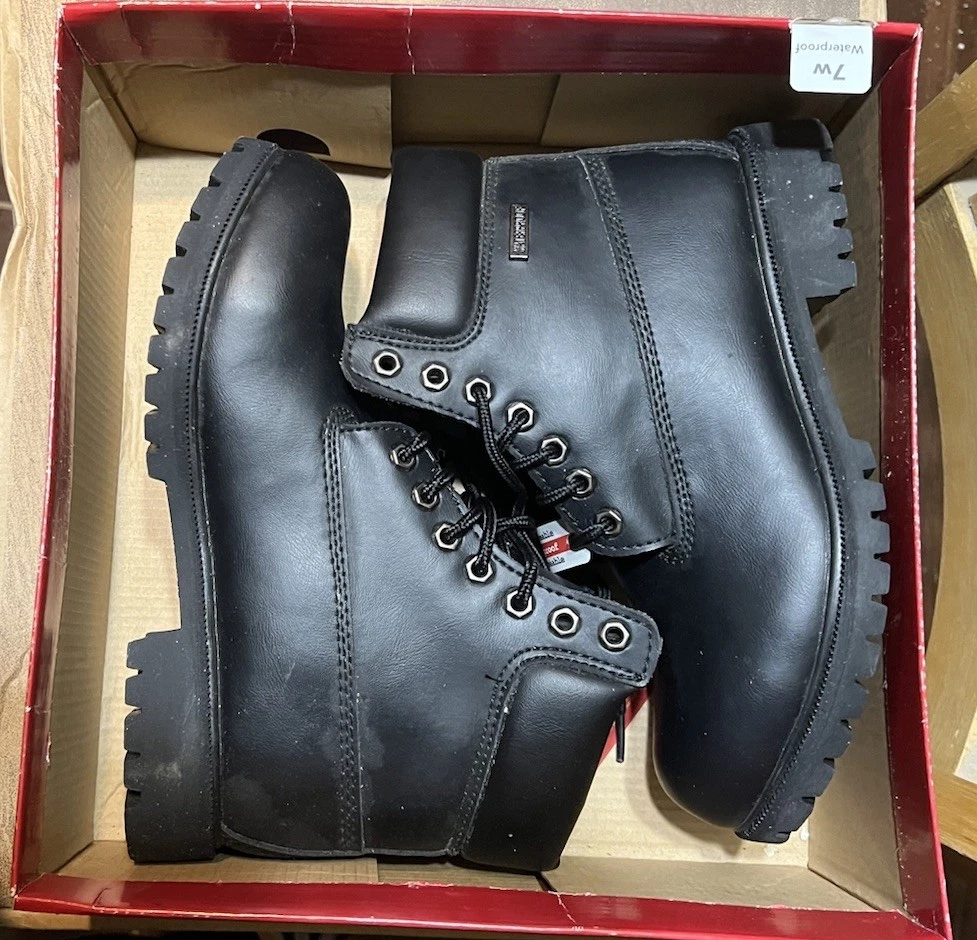 Dexter Men’s Black Leather Lace-Up Winter Boots Dexter Waterproof Leather Work Boots Ankle Lace Up Black  main image 3
