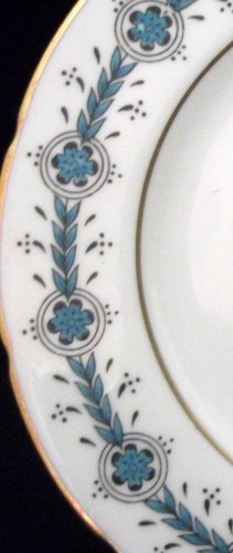 Lote de 3 platos de pan y mantequilla Coalport Geneva 9704 - Imagen 2 de 5