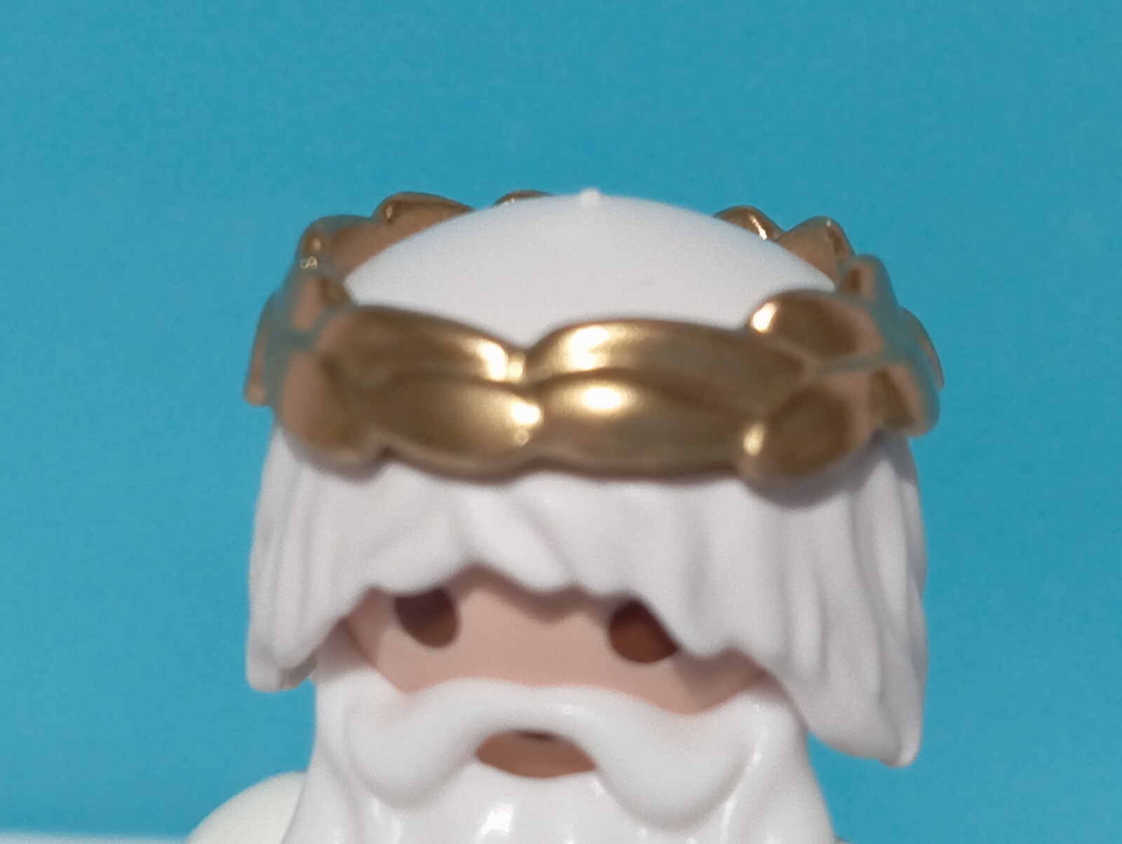 PLAYMOBIL CORONA CESAR LAUREL SENADOR ROMANO TRIBUNO EMPERADOR DIOS GRIEGO ROMA