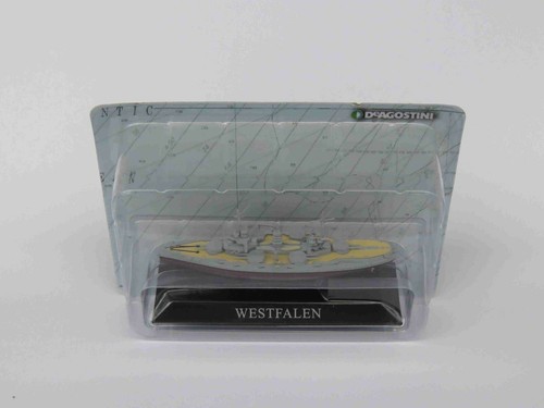 DIE-CAST NAVE DA GUERRA WESTFALEN 1909 - WARSHIPS BATTLESHIP #34 - Imagen 2 de 2
