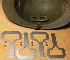 Set 4 RESSORTS de coiffe pour CASQUE ADRIAN mod.26