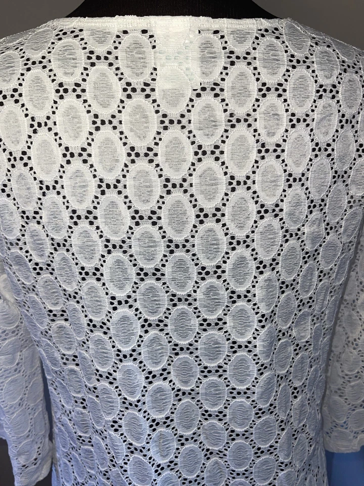 Cubierta de natación Kona Sol ojales blancos para mujer talla M Foto 2 de 4