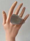 Georg Jensen Zaha Hadid Lamellae Sterling Silver Ring Size 7