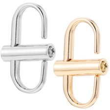 4pcs Metal Buckles for Bag Strap Chain Strap Adjust Buckle Buckles Bag Chain 