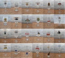 BICCHIERI CALICI BIRRA TRAPPISTA ORVAL CHIMAY WESTMALLE KASTEEL CUVEE DES TROLLS