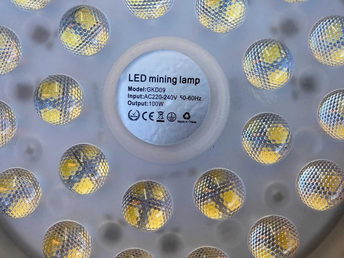 Led Mining Lamp Model GKD09 220 240V 100 Watt NEVER FITTED WORKSHOP UNIT SHED