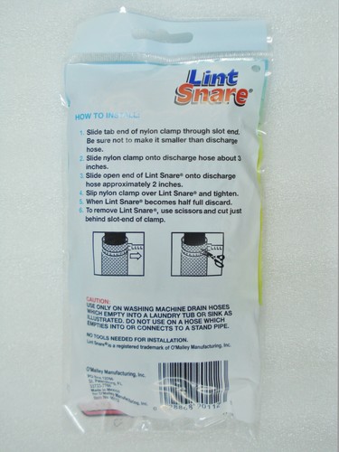 24 O'Malley Lint Snares Aluminum Laundry Sink Washing Machine Drain Trap Snare - Picture 4 of 4