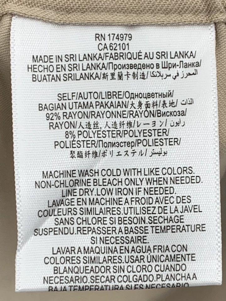 Bolsa de papel BCBGeneration marrom nó frontal cintura curta feminina tamanho grande nova com etiquetas - Imagem 4 de 4