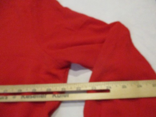 Womens jaclyn smith red blouse sz xl - Picture 3 of 5