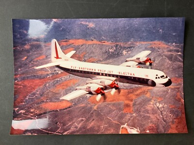 Vintage 90's Eastern Airlines Aircraft In-Flight 8x12 Photograph