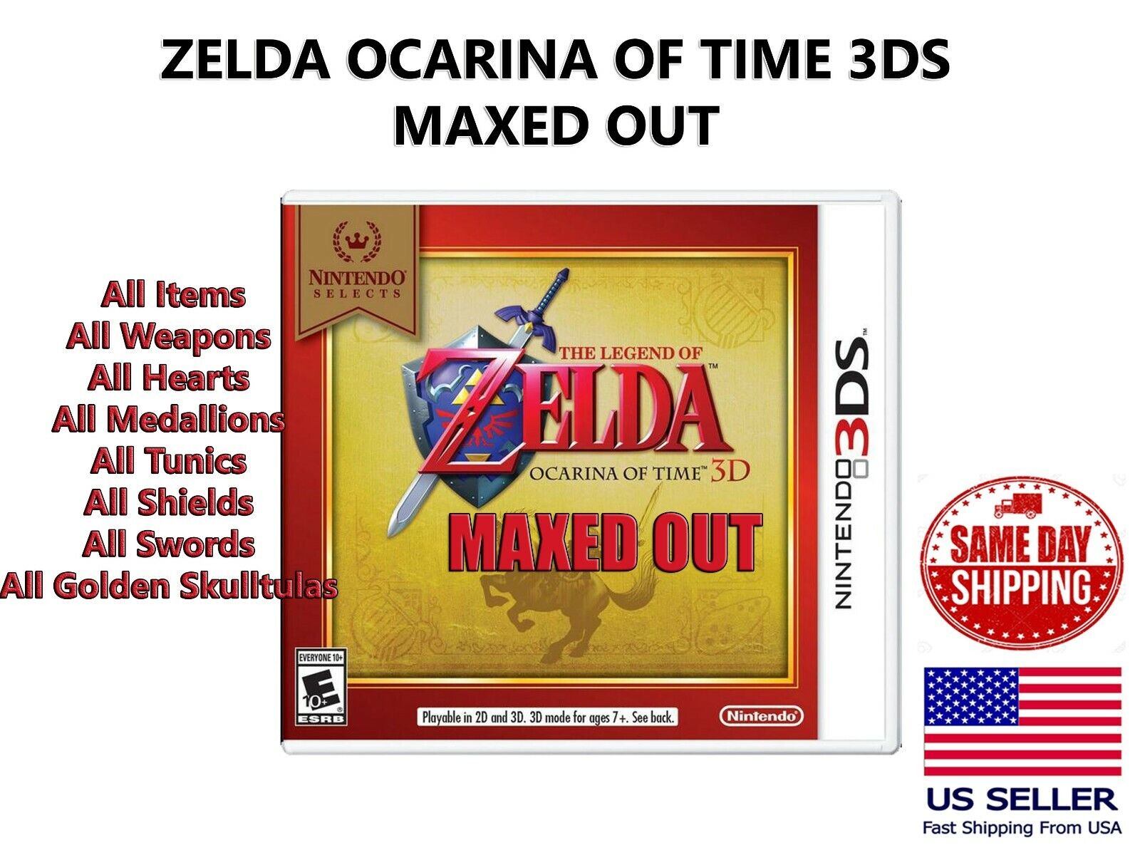  Nintendo Selects: The Legend of Zelda Ocarina of Time 3D :  Nintendo of America: Everything Else