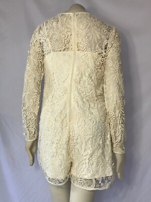Bebe WOMENS LACE FLORAL ROMPER STYLE#250844 | eBay